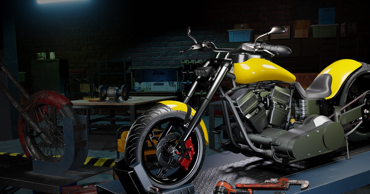 Motorcycle Mechanic Simulator 2021 - Electric Bike DLC no Steam