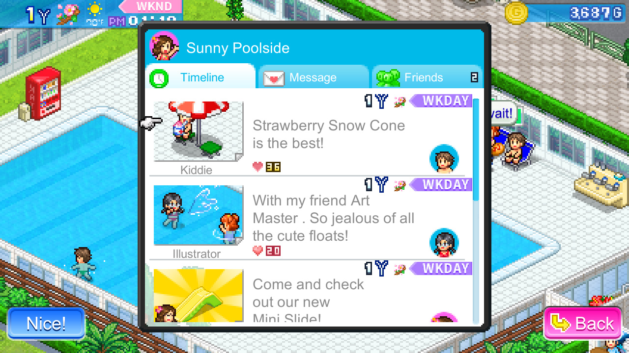 Pool Slide Story Images & Screenshots GameGrin