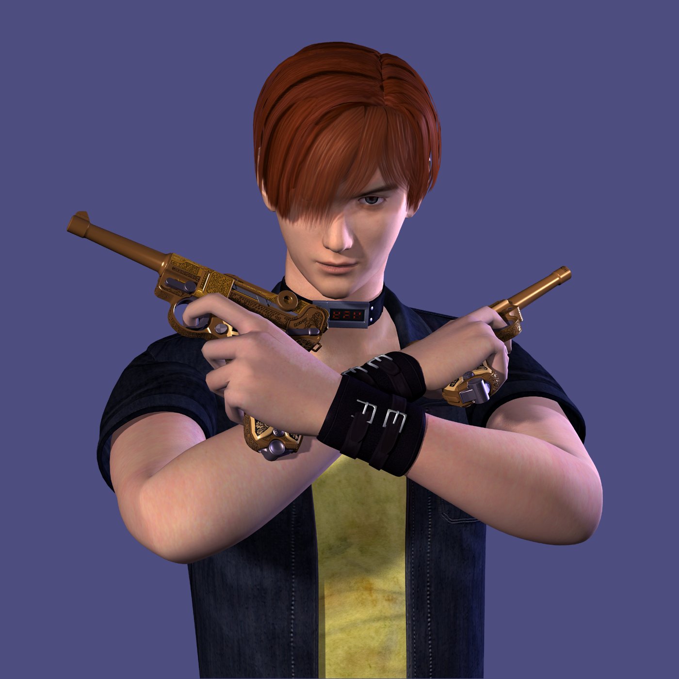Resident Evil Code: Veronica X Character Art.