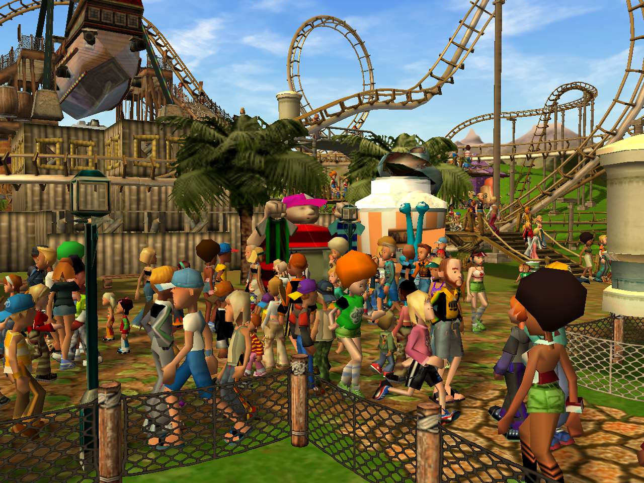 Game park is. Rollercoaster Tycoon 3. Rollercoaster игра. Rollercoaster Tycoon 3 Скриншоты. Rollercoaster Tycoon 3 с зоопарком.