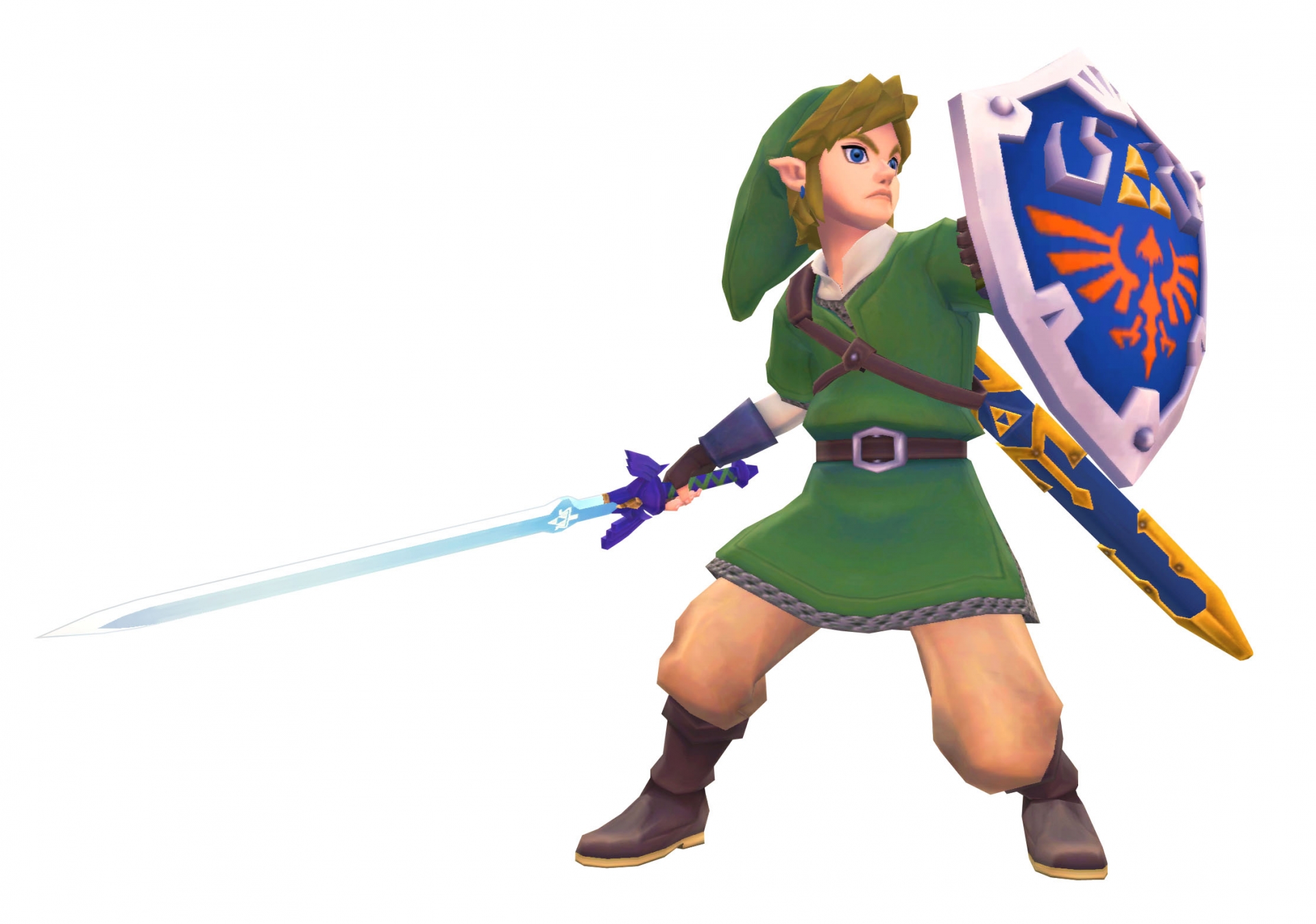 The Legend of Zelda: Skyward Sword Character Art.