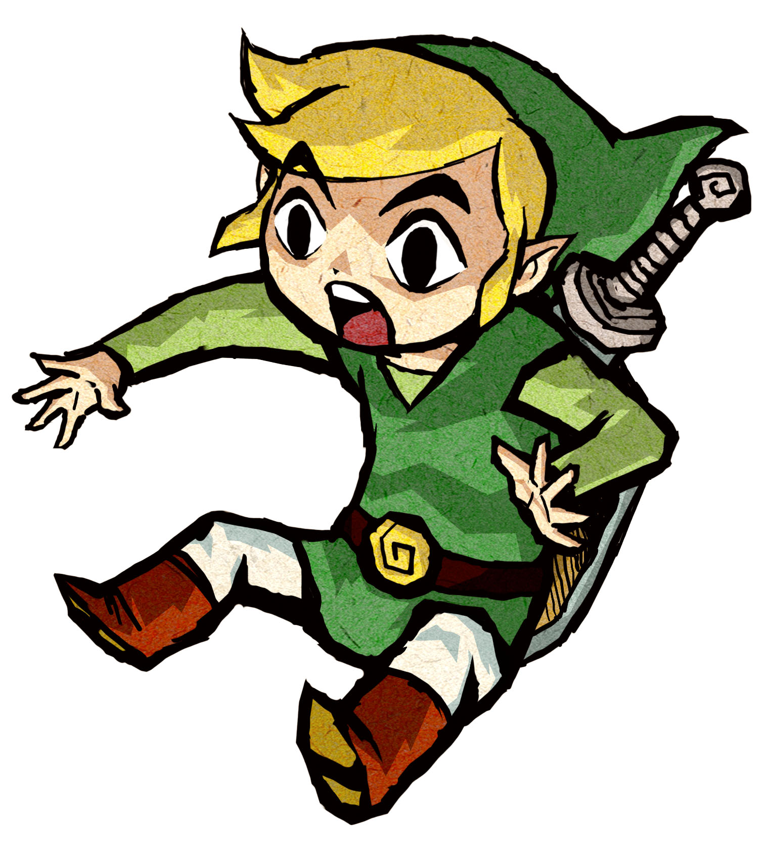 The Legend of Zelda: Wind Waker Character Art.