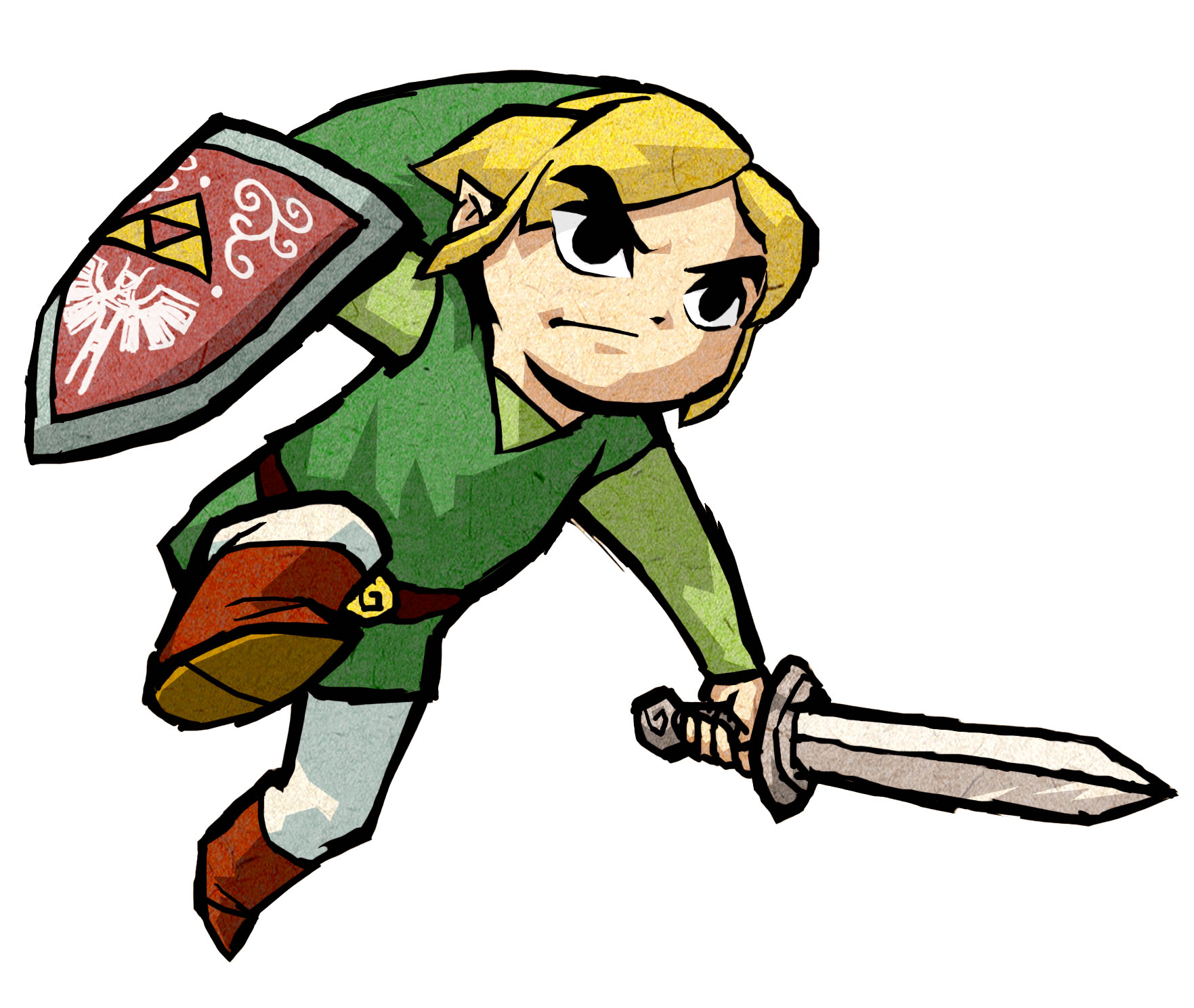The Legend of Zelda: Wind Waker Character Art.