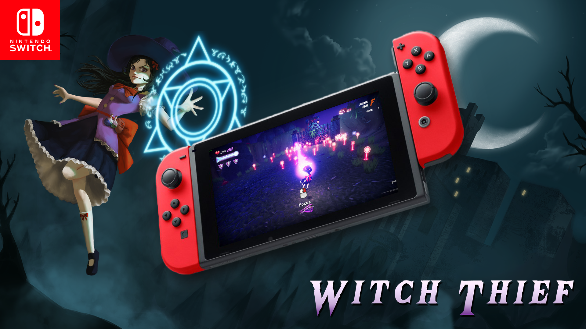Игра switch 3. Witch Thief. Swihwitch игра. Switch ведьма. Игра про ведьму Нинтендо.