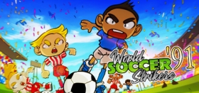 World Soccer Strikers '91 Box Art