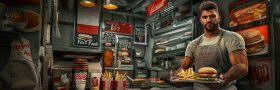Corner Kitchen Fast Food Simulator Box Art