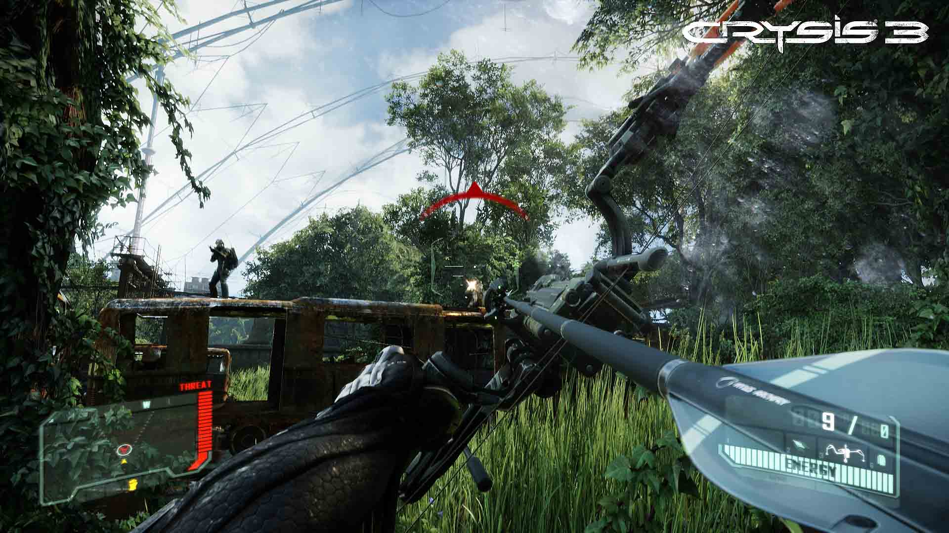 Crysis стрельба из лука без смс