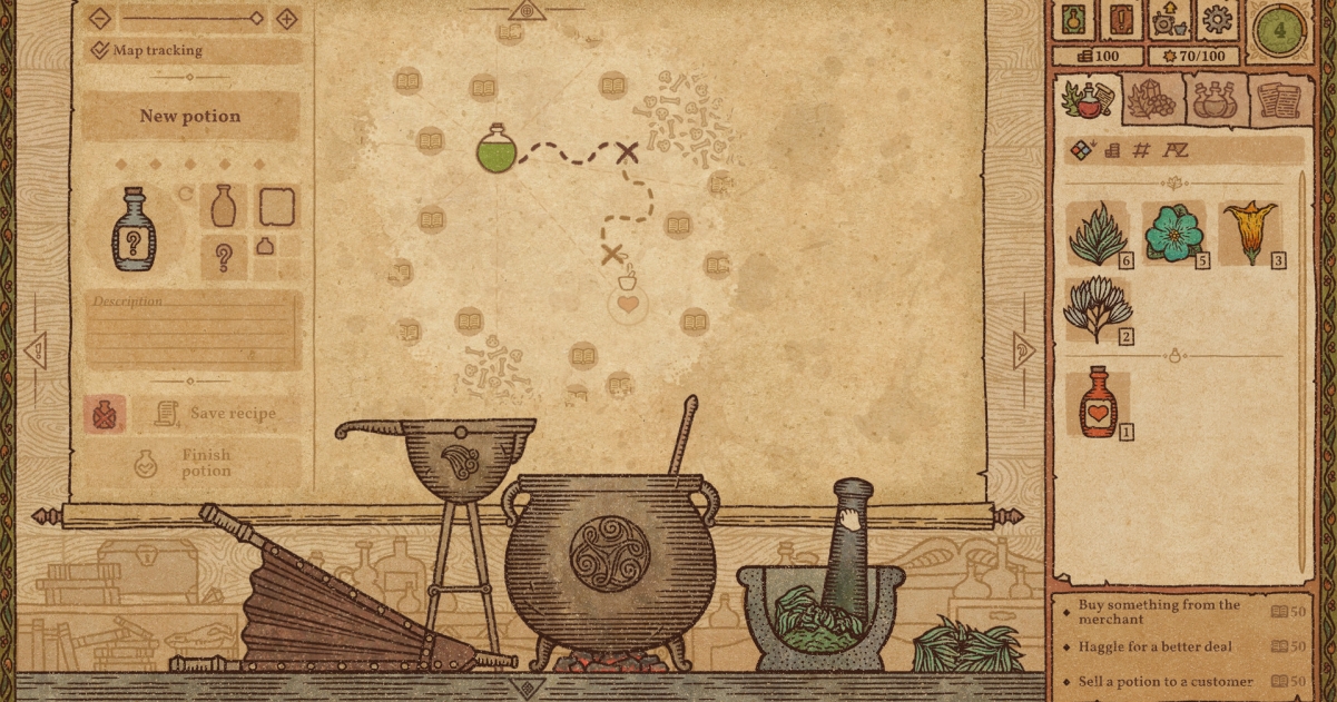 E3 2021 Potion Craft Alchemist Simulator Trailer GameGrin