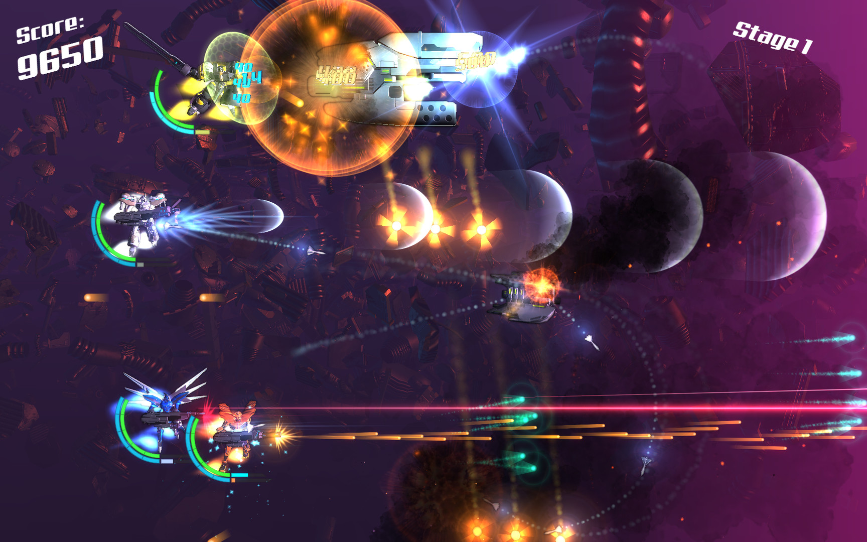 Stardust Galaxy Warriors Screenshots.