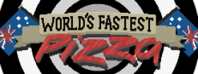 World’s Fastest Pizza Box Art