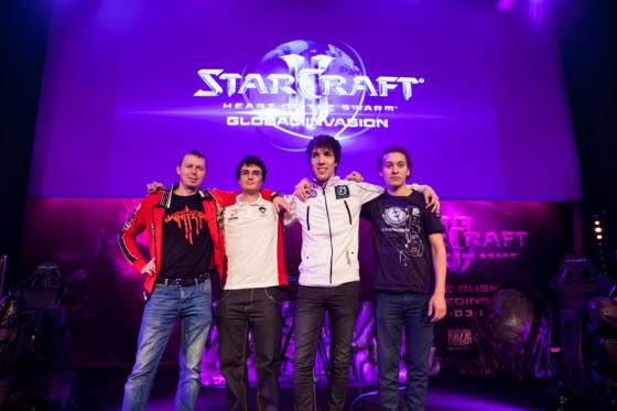 Left to right - White-Ra, Lucifron, Grubby, Stefano