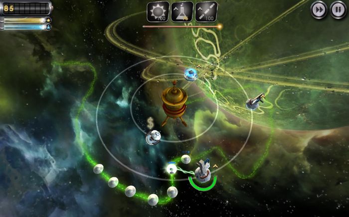 Example of the UFO path In Game