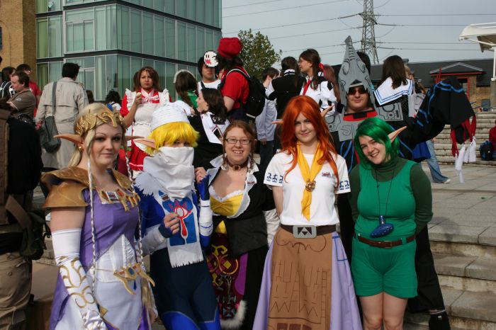 Cosplayers gather for the World Record attempt